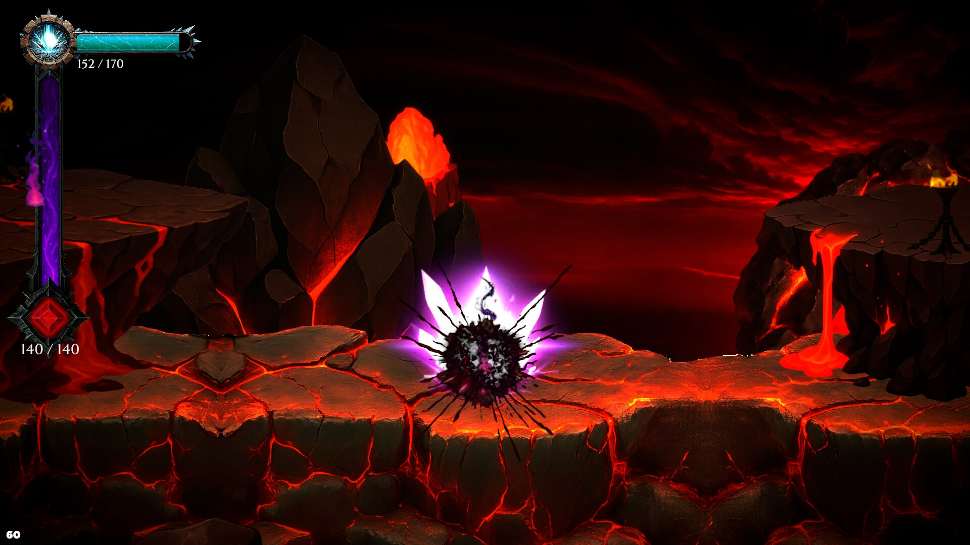Blightened: the volcanic prison biome